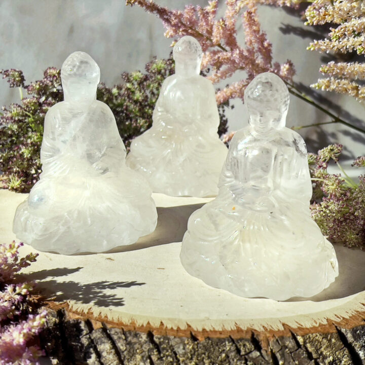 Clear Quartz Buddha