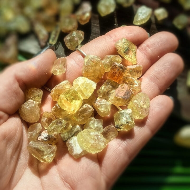 Natural Yellow Apatite