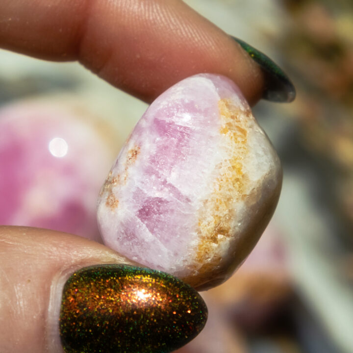 Tumbled Pink Aragonite