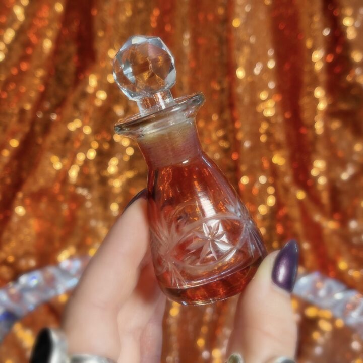 Vintage Pink Perfume Bottle