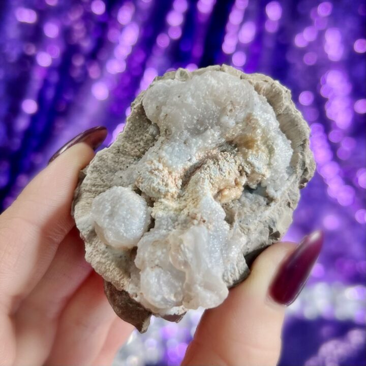 Natural Opal Hyalite Cluster