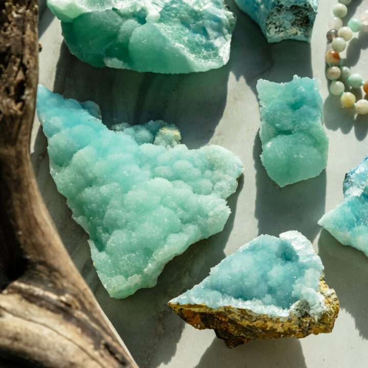 Natural Blue Hemimorphite