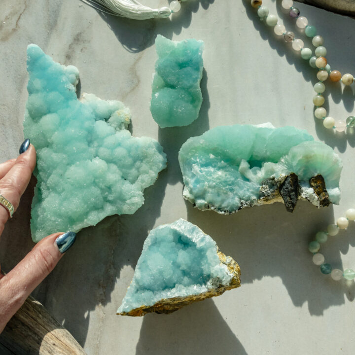 Natural Blue Hemimorphite