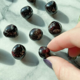 Tumbled Almandine Garnet