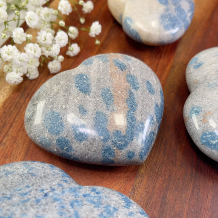 Azurite in Quartz Sacred Connection Heart