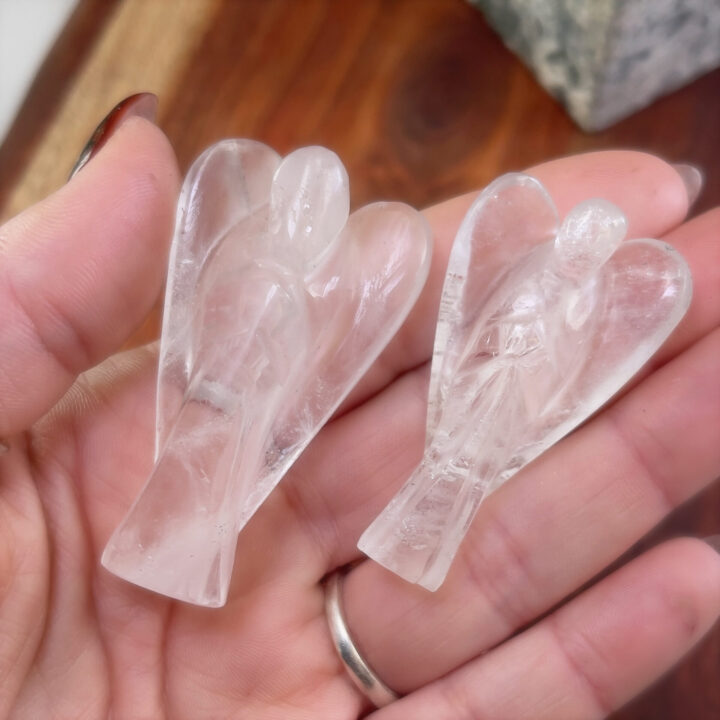 Clear Quartz Angel of Increase