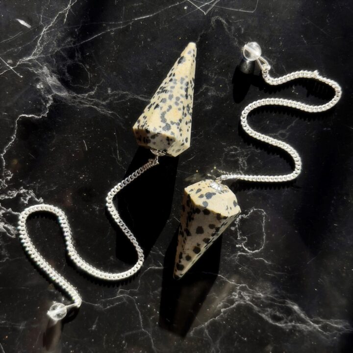 Dalmatian Jasper Inner Calm Pendulum