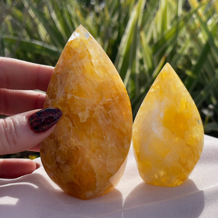 Golden Healer Quartz Flame