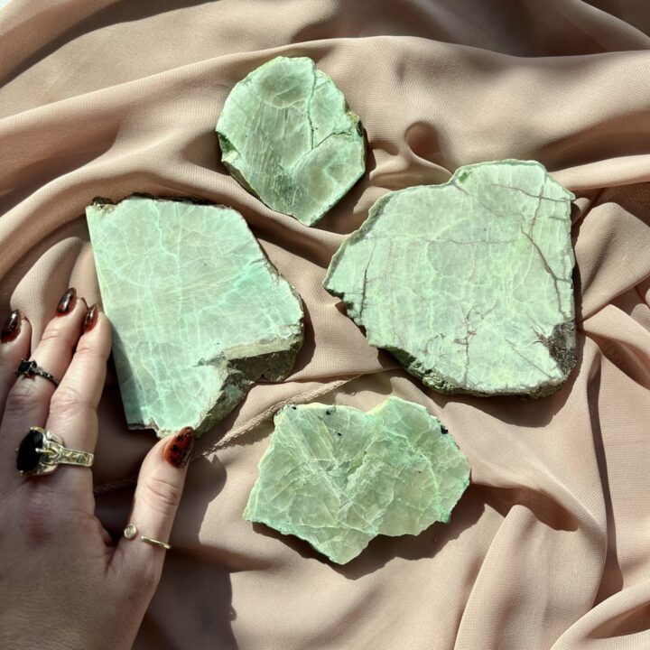 Green Moonstone Harmony Slice