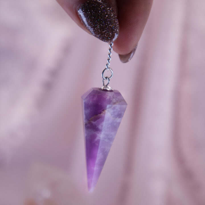 Lepidolite Peace Pendulum