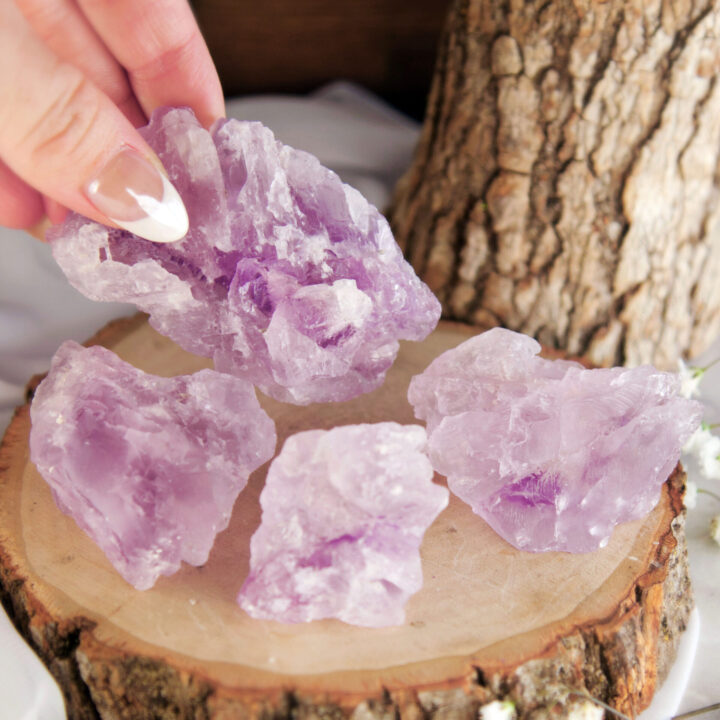 Natural Etched Amethyst