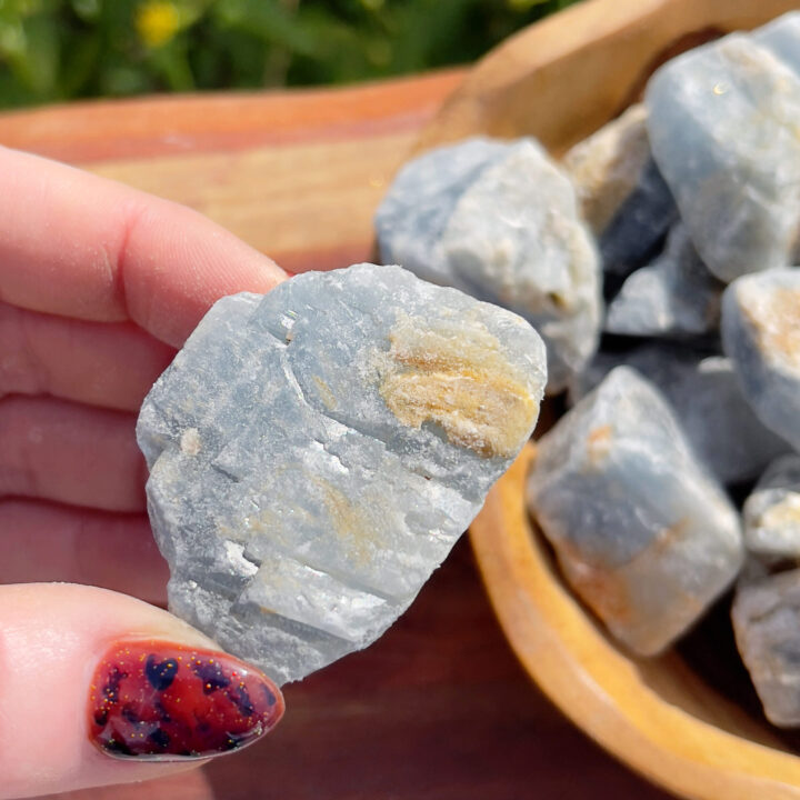 Natural Blue Barite