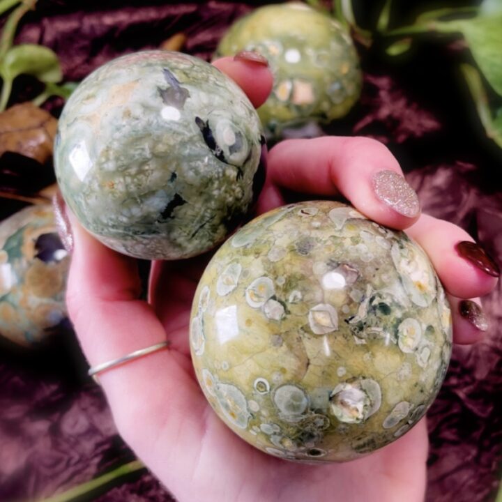 Rainforest Jasper Wishing Sphere