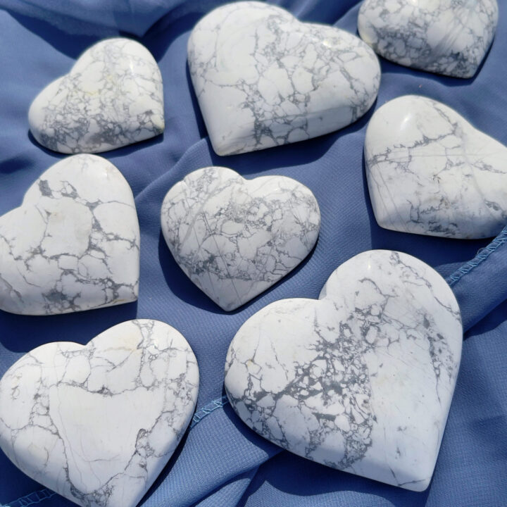 Strength of Spirit Howlite Heart