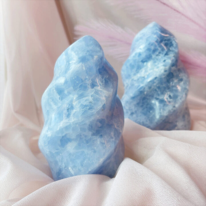 Blue Calcite Harmony Flame