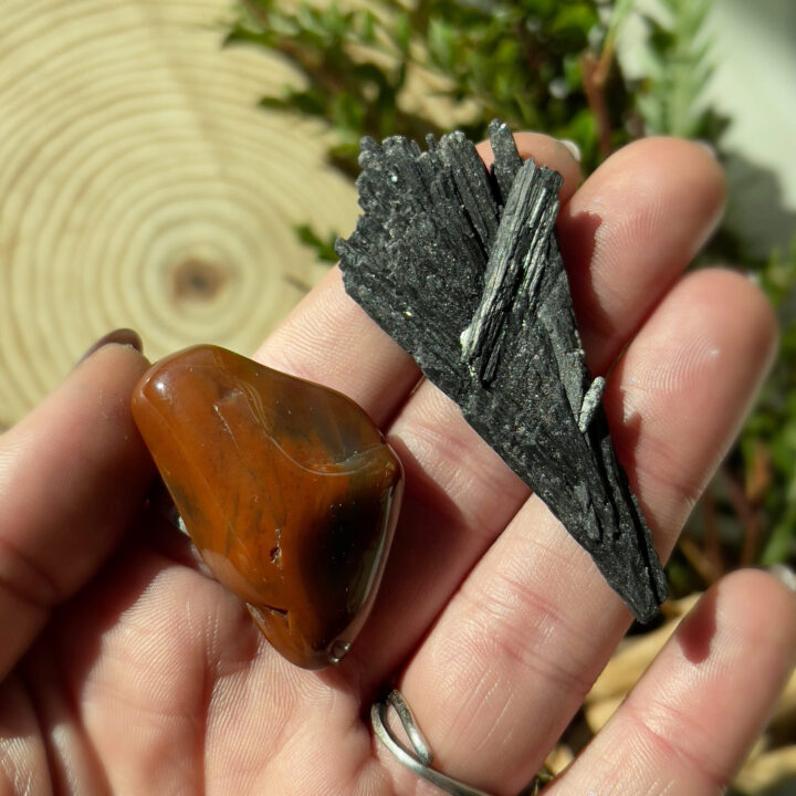 Earth Star Chakra Gemstone Duo