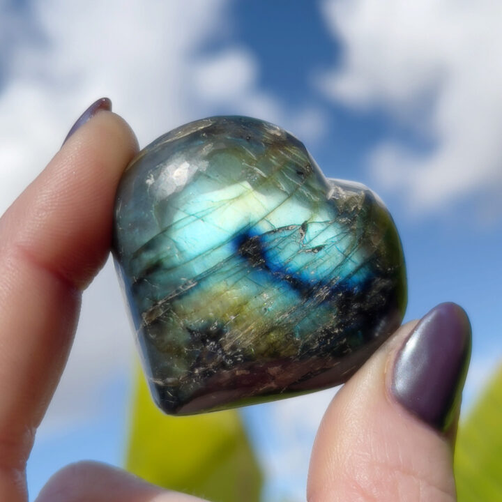 Labradorite New Beginnings Heart