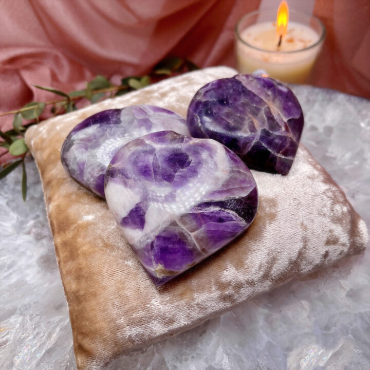 Dream Amethyst Protection Heart