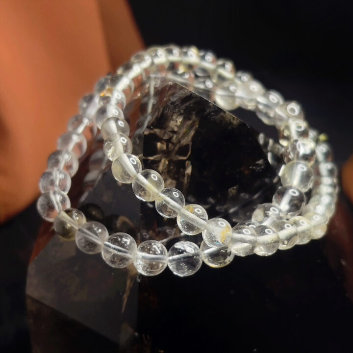 Ground and Purify Smoky and Clear Quartz Bracelet