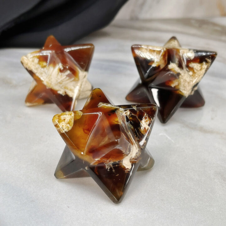 Psychic Connection Indonesian Blue Amber Merkaba