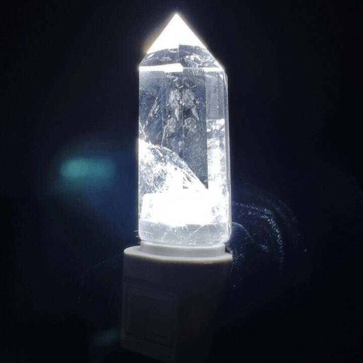 Raise the Vibe Clear Quartz Generator Night Light