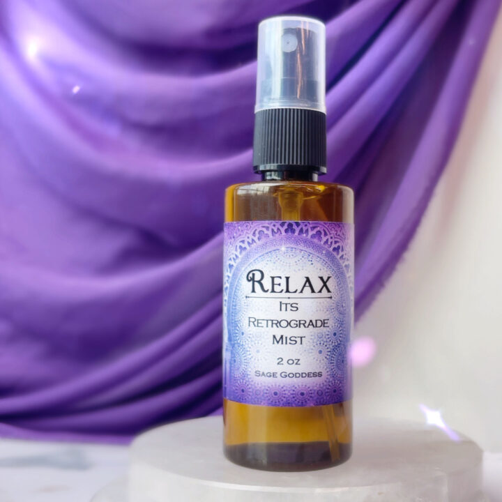 Relax, It’s Retrograde Mist with Clary Sage & Cedarwood