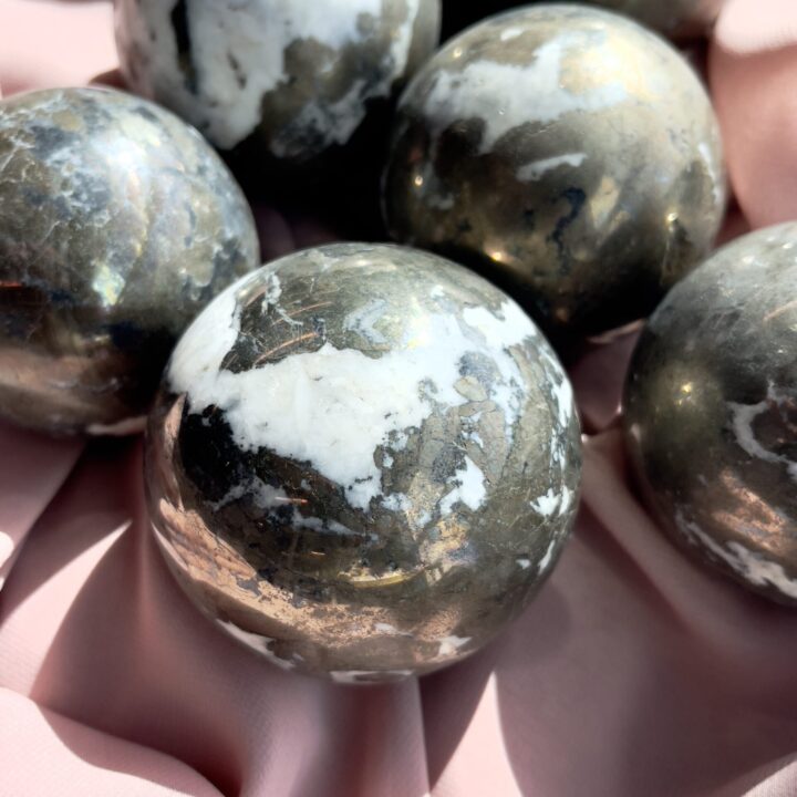 Chalcopyrite with Dolomite Rebirth Sphere