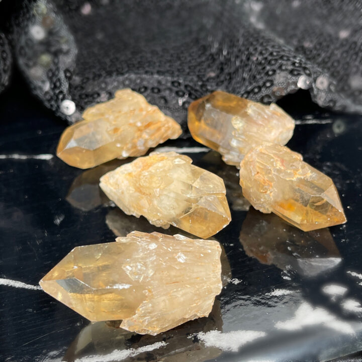 Natural Kundalini Citrine Point