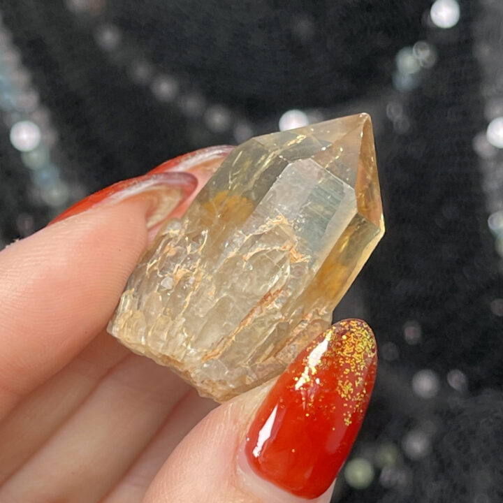 Natural Kundalini Citrine Point