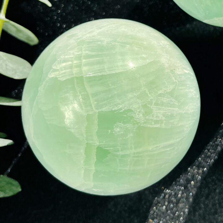 Pistachio Calcite Inner Peace Sphere