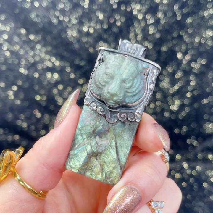 Labradorite Tiger Pendant