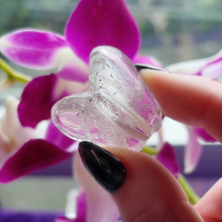 Transform Yourself Clear Quartz Butterfly