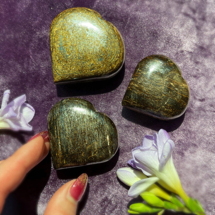 Bronzite Grief Releasing Heart