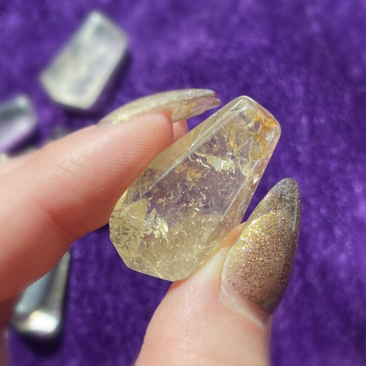 Citrine Prosperity Meditation Stone