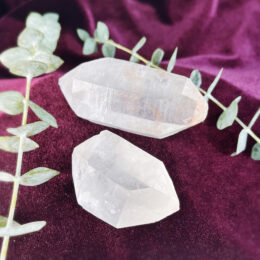 Double Terminated Lemurian Quartz Wand