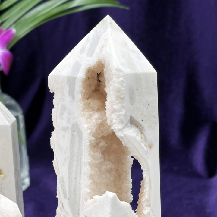 Natural Sided Pink Dolomite Love Manifesting Obelisk