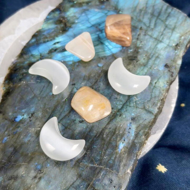 Full Moon Gemstone Duo