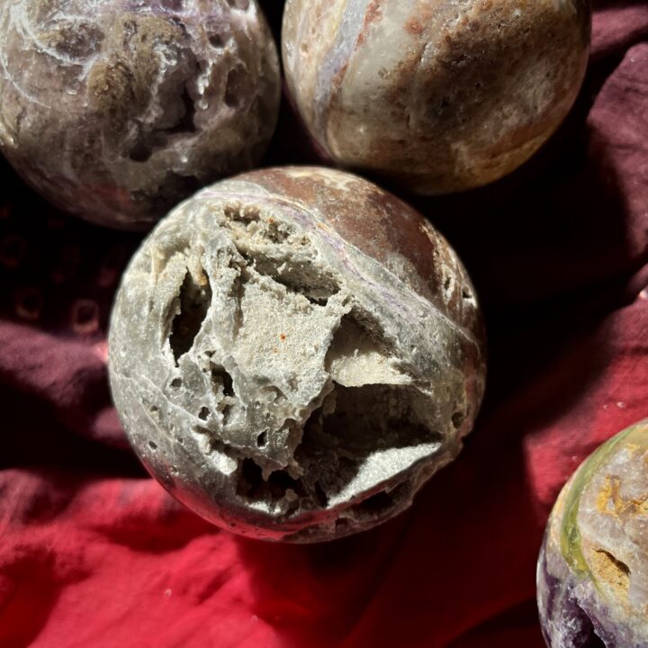 Sphalerite Grounding and Balancing Druzy Sphere