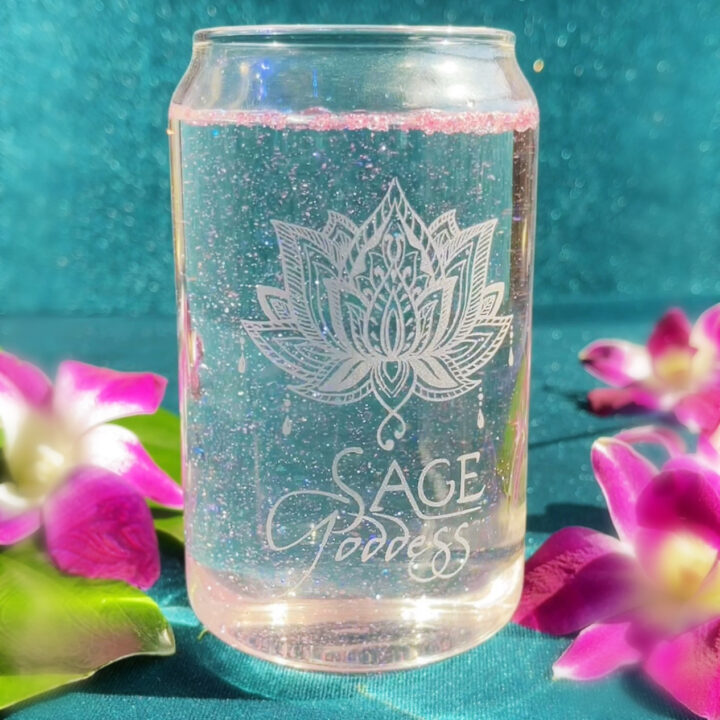 Lotus Glass Tumbler