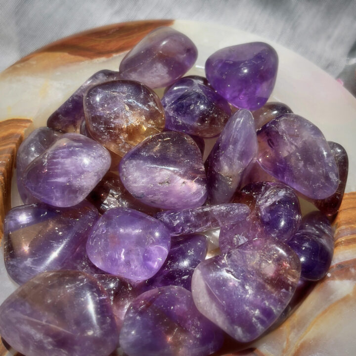 Tumbled Ametrine