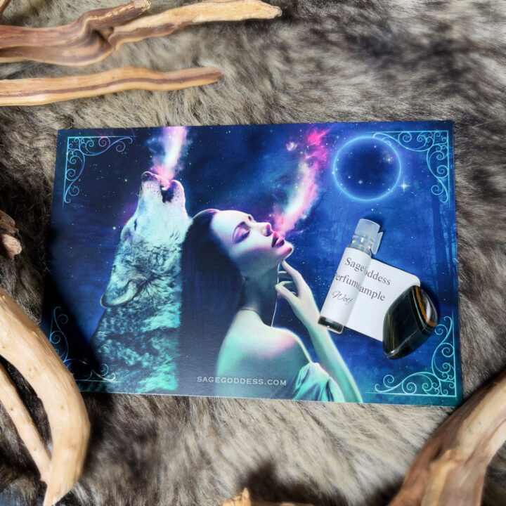 Wolf Spirit Animal Gemstone and Perfume Duo