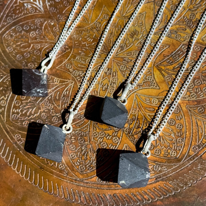 Magnetite Octahedron Pendant Charged in Lions Gate Ceremony