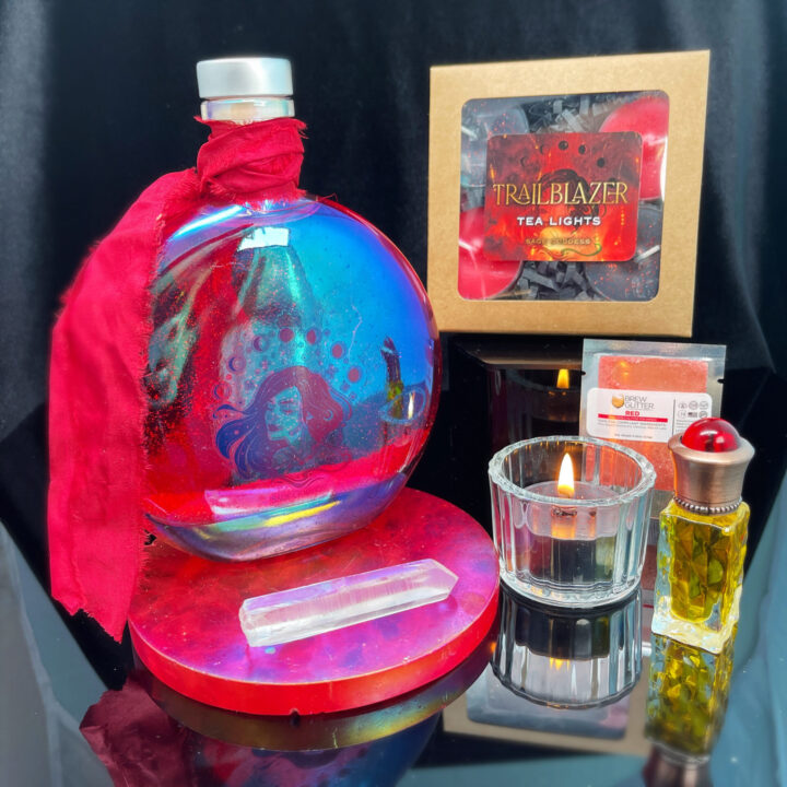 Own Your Destiny Aries Full Moon Set with Moon Water Charging Jar