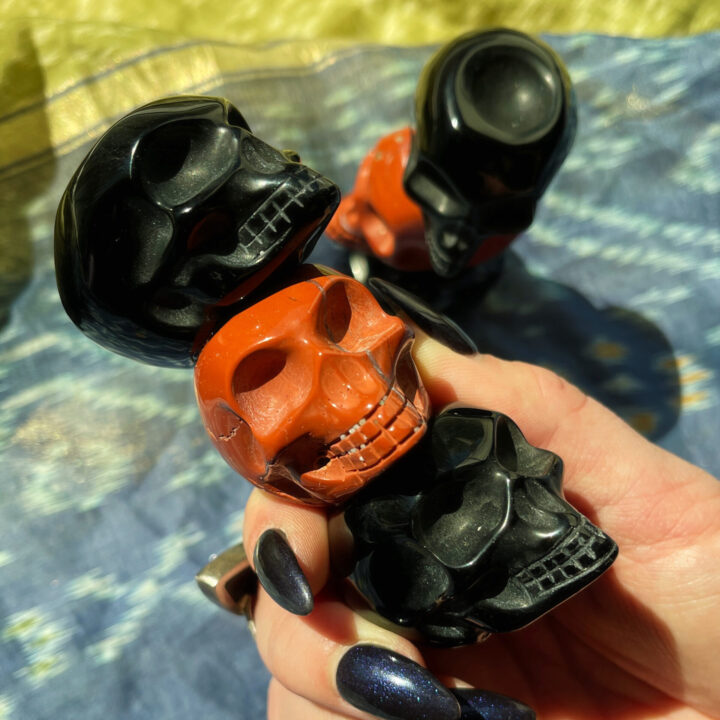 Skull Tower Sphere Holder