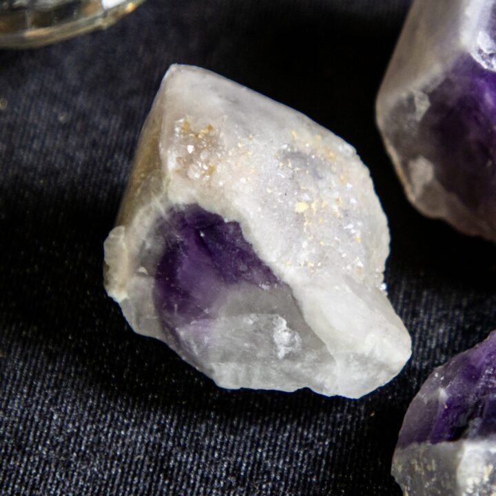 Natural Quartz-Capped Dream Amethyst Point