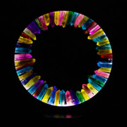 Rainbow of Light Aura Quartz LED Lamp