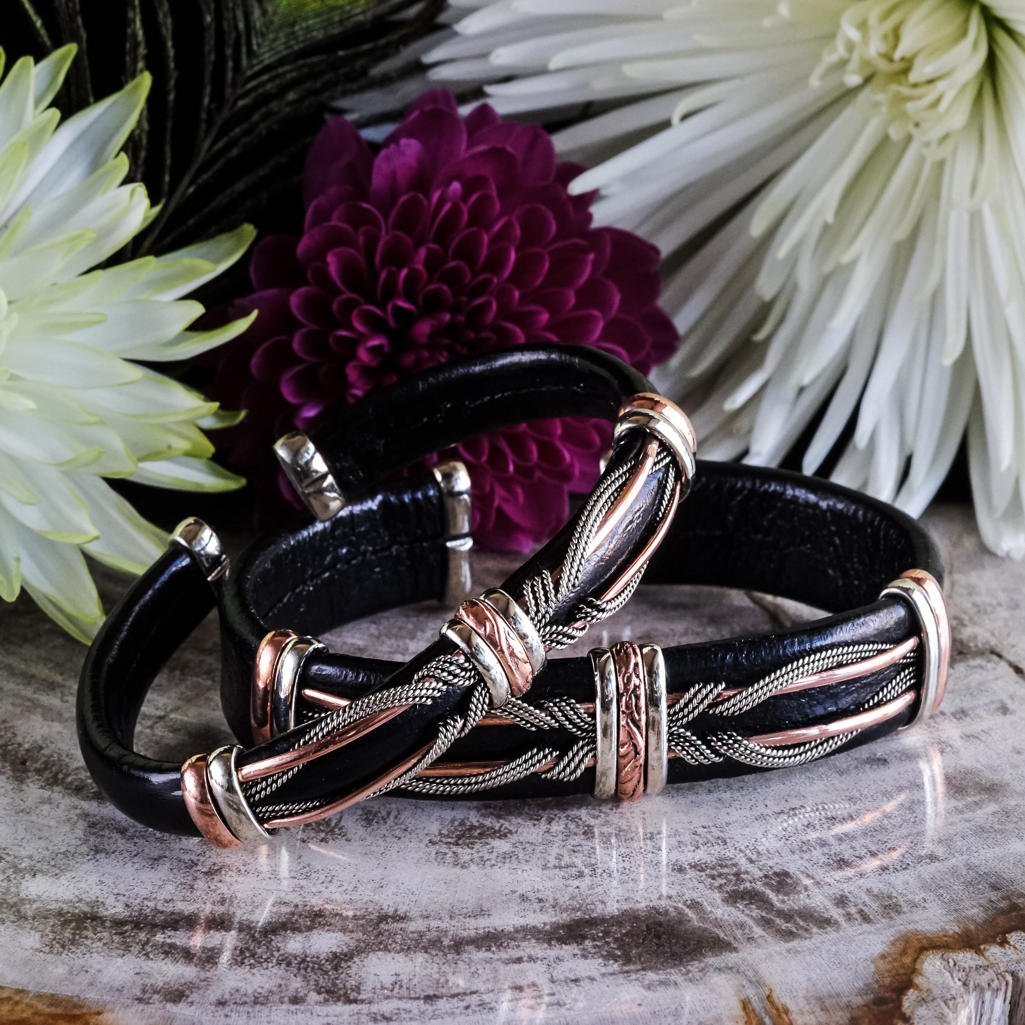 Copper Healing Bracelets for alignment, circulation, and pain relief