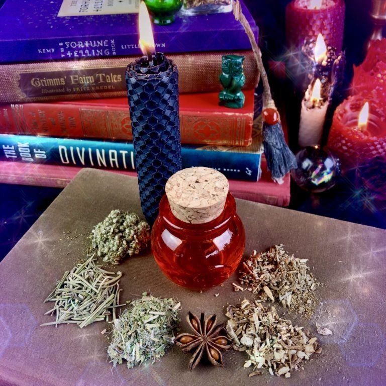 Witch’s Spell Protection Bottles for banishing negativity and calling ...