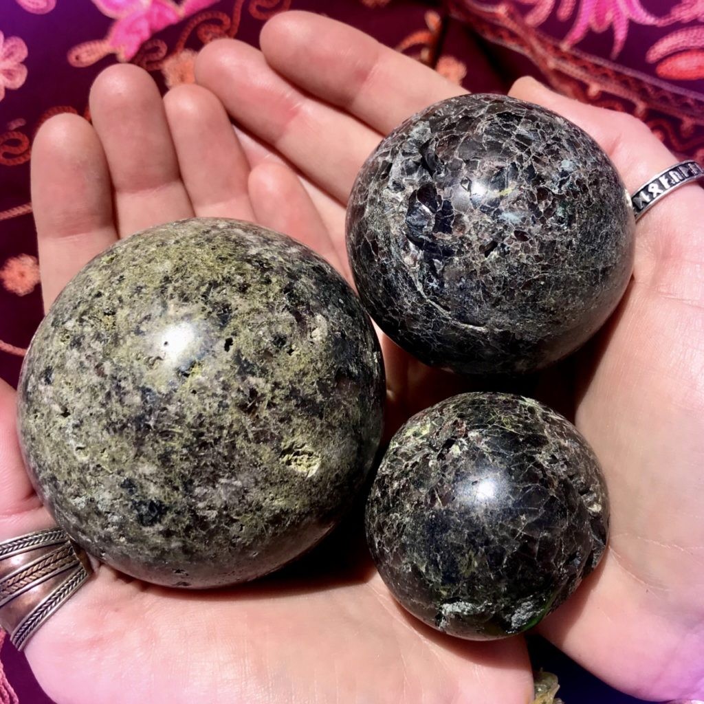 Axinite Ultimate Healing Spheres for profound inner harmony