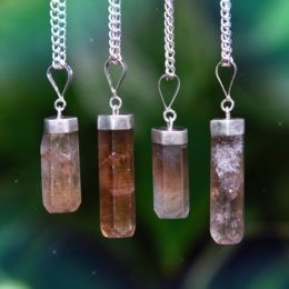 Champagne Topaz Strength Pendants